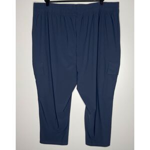 New Old Navy High-Waisted SleekTech Cargo Ankle Pants Navy Women's Plus Size 4X